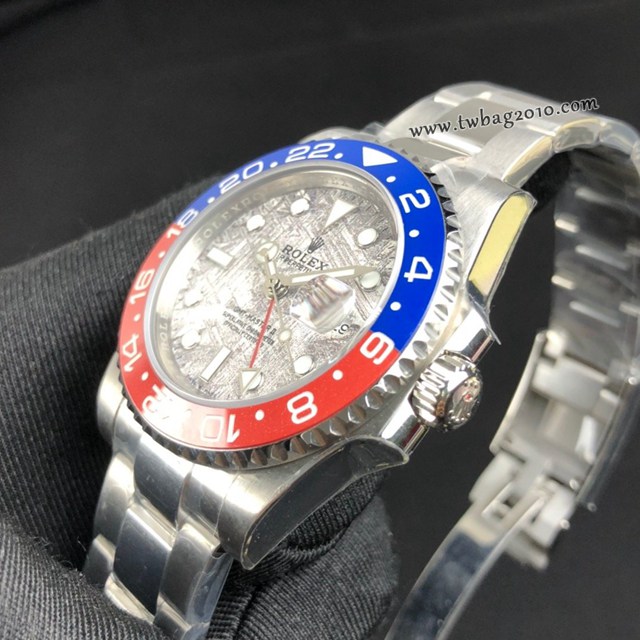 勞力士複刻手錶 Rolex格林尼治ll男士腕表 隕石面真 陶瓷表圈  gjs1710